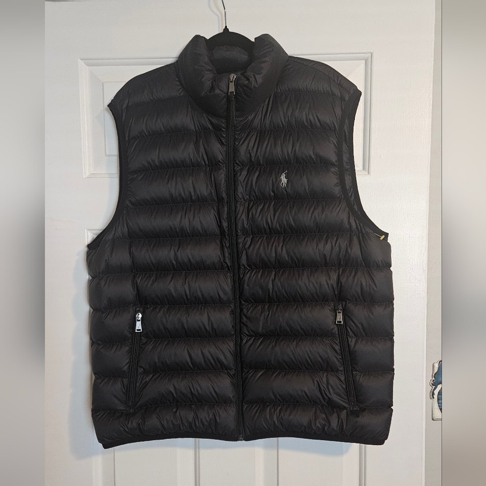 Ralph Lauren Black Puffer Vest